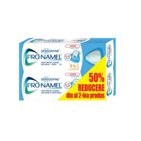 Sensodyne pasta dinti pronamel junior x 50 ml 1 +1 50%