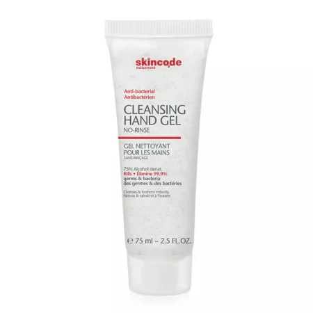 Skincode Gel Antibacterian maini 75% Alcool x 75 ml