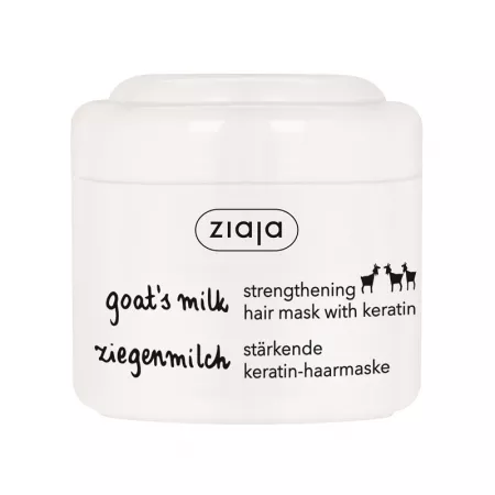 Ziaja Masca de Par cu Lapte de Capra si Keratina x200mL