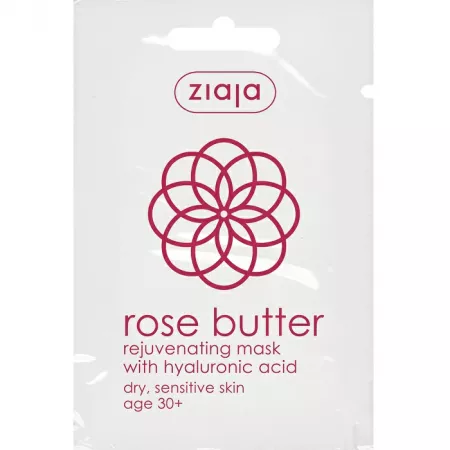 Ziaja Masca Rose Butter Reintinerire cu AH 30+ 7 mL