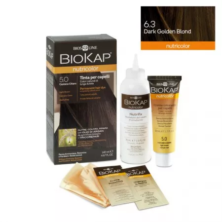 Biokap Nutricolor Vopsea Par 6.3 Dark Golden Blond x 140ml