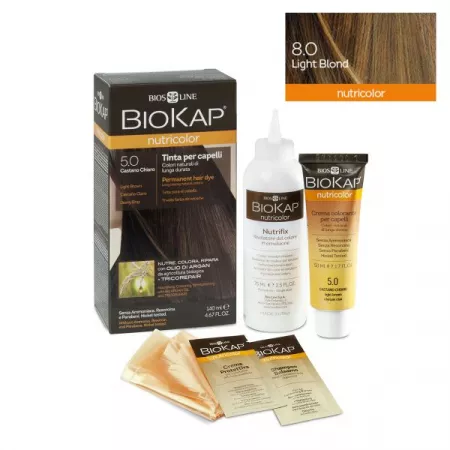 Biokap Nutricolor Vopsea Par 8.0 Light Blond x140ml