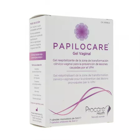 Papilocare gel vaginal 5ml x 7canule