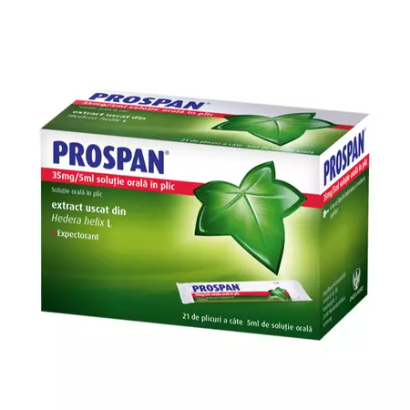 Prospan 35mg/5 ml sol.orala x 21 plic