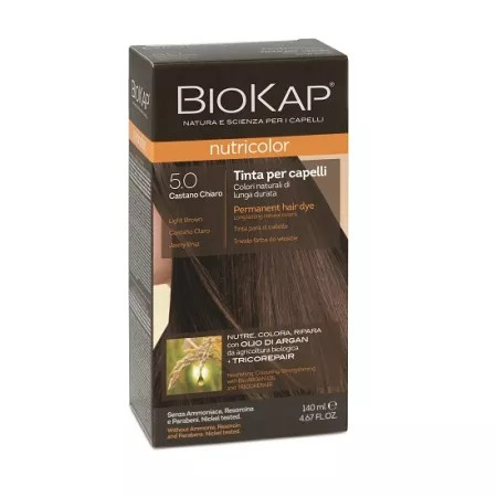 Biokap Nutricolor Vopsea Par 5.05 Chesnut Light Brown x 140ml