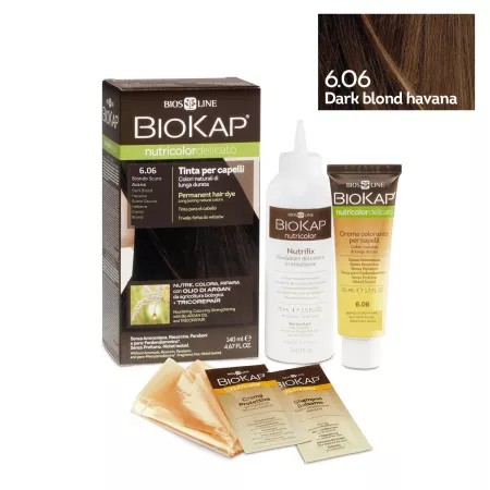 Biokap Nutricolor Vopsea Par 6.06 Dark Blond Havana x140ml