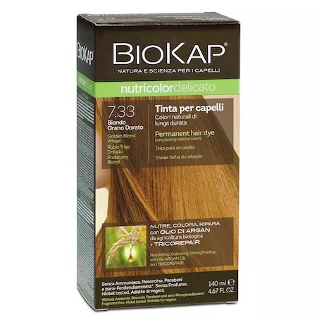 Biokap Nutricolor Vopsea Par 7.33 Golden Blond Wheat x 140ml