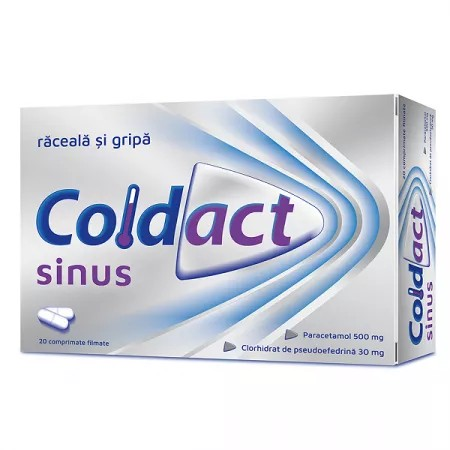 Coldact Sinus raceala si gripa x 20 cpr