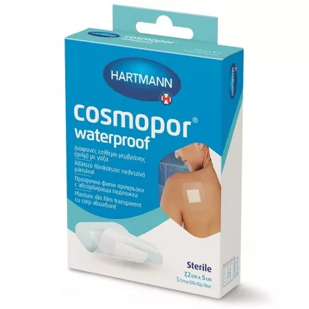 Hartmann Cosmopor Waterproof RA 7.2cmx5cm x5 buc.