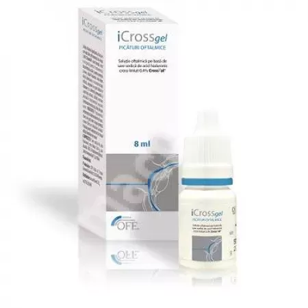 Icross Gel Oftalmic 8 ml