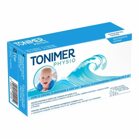 Tonimer ser fiziologic 0.9% x 20 monodoze 5ml
