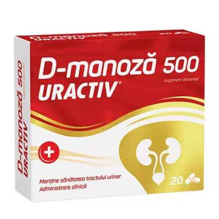 Uractiv D-manoza 500 mg x 20 cpr