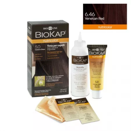 Biokap Nutricolor Vopsea Par 6.46 Venetian Red x 140 ml