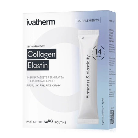 Ivatherm Collagen Elastin Supliment alimentar x 14 sticks