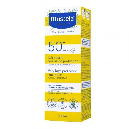 Mustela Lotiune Protectie Solara Foarte Ridicata SPF50 100ml