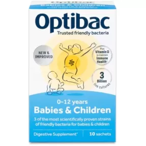 Optibac Sugari si Copii 0-12 aNI X 10 plc
