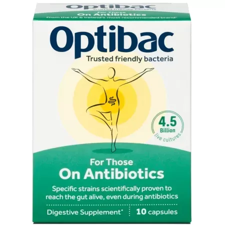 Optibac Tratament cu Antibiotic x 10 cps