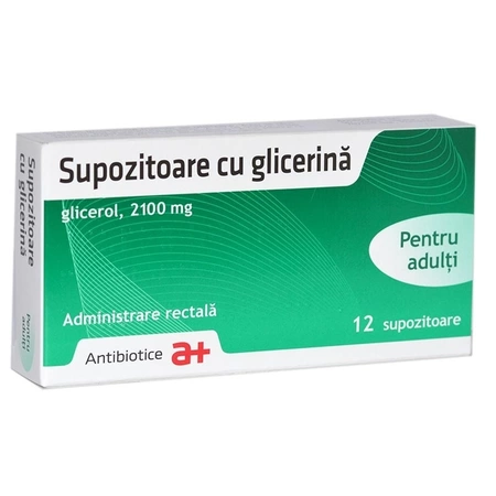 Supozitoare cu Glicerina adulti x 12-Antibiotice
