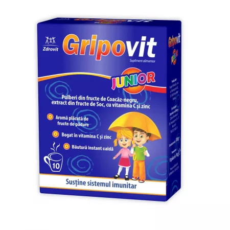Zdrovit Gripovit Junior x 10plicuri
