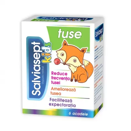 Zdrovit Salviasept Kids Tuse x 6 acadele