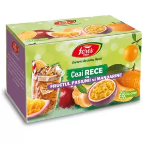 Fares Ceai Rece cu fructul pasiunii si mandarine x 12 pl.