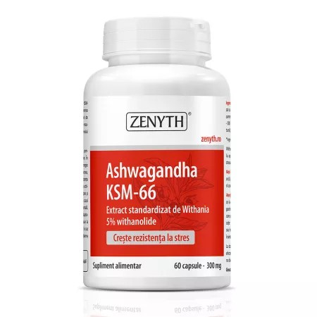 Ashwagandha KSM-66 Forte 500mg x 60 cps Zenyth