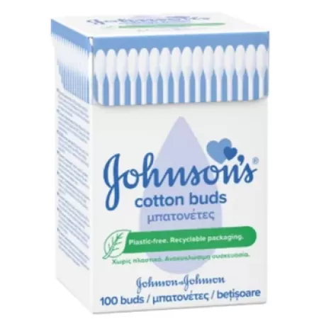 Johnsons Baby Betisoare Orl bumbac x 100 buc