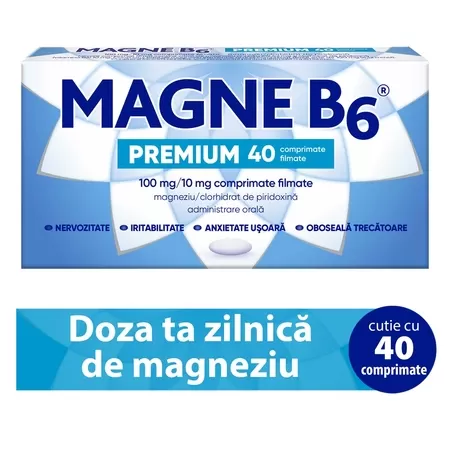 Magne B6 Premium-cpr. film x 40- Sanofi Aventis