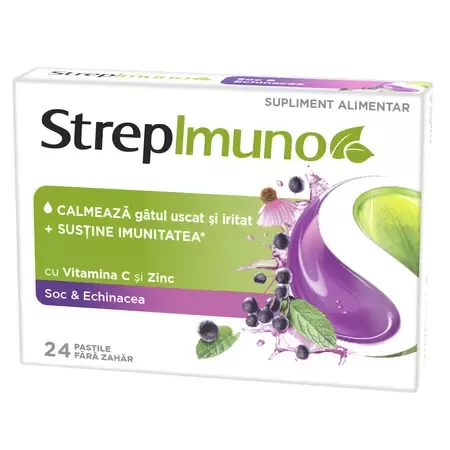 StreptImuno Soc&amp;Echinacea x 24 cpr