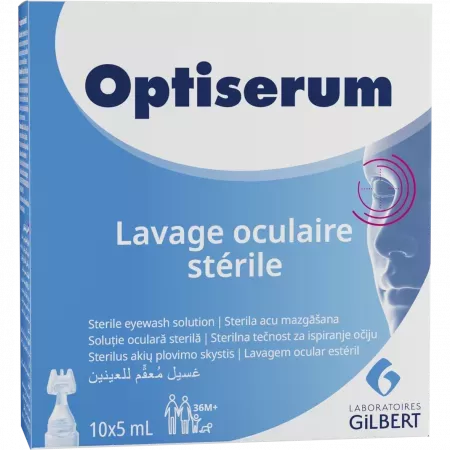 Optiserum sol.sterila x 5 ml x 10 unidoze