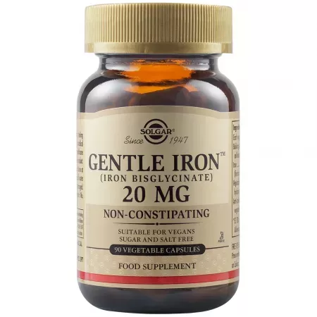 Solgar Gentle Iron 20 mg  x 90 cps