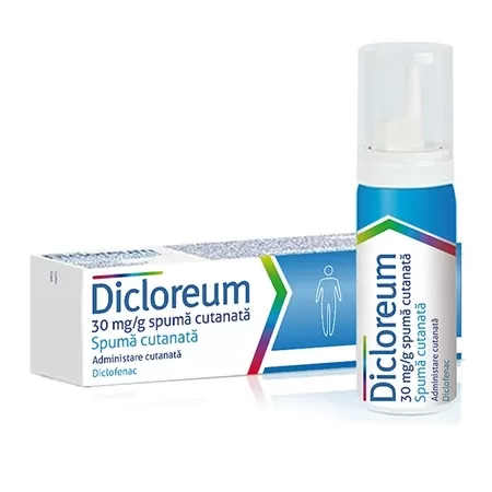 Dicloreum Spuma Cutanata x 47.5 g