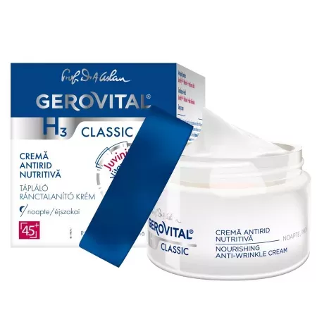 Gerovital H3 Crema Nutritiva Noapte 45+ 50ml