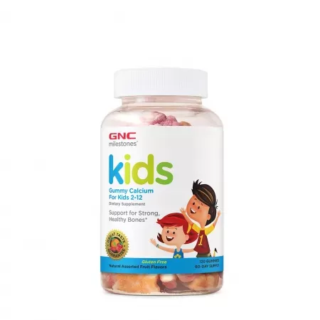 GNC Kids Gummy calcium 2-12 ani x 120 jeleuri