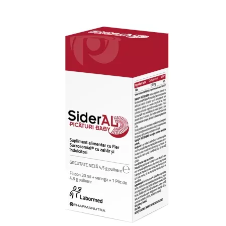 Sideral picaturi baby 1 fl 30 ml + seringa +1 plc x 4.5 g
