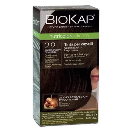 Biokap Nutricolor Vopsea Par 2.9 Dark Chesnut Chocolate x 140ml