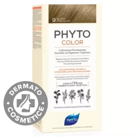 PhytoColor Vopsea Par 9 Very Light Blond