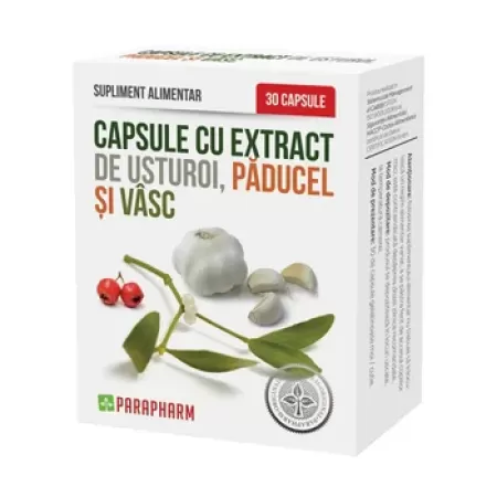 Bano Capsule Usturoi,Paducel,Vasc x 30