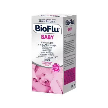 Bioflu Baby 120mg/5ml sirop Copii 100ml