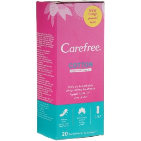 Carefree Panty Cotton X20Buc