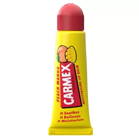 Carmex Balsam Buze aroma piersica si mango x 10g