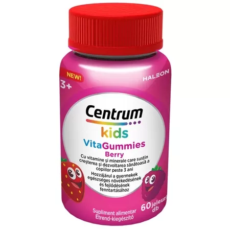 Centrum Kids Vitagummies fructe padure x 60 jeleuri