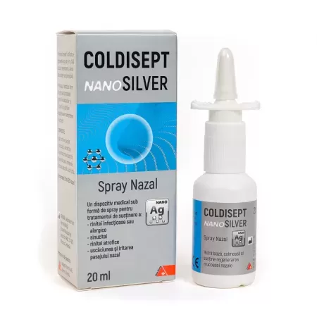Coldisept NanoSilver spray nazal x 20 ml