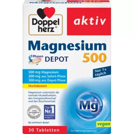 Doppel Magneziu 500mg tb 30+10