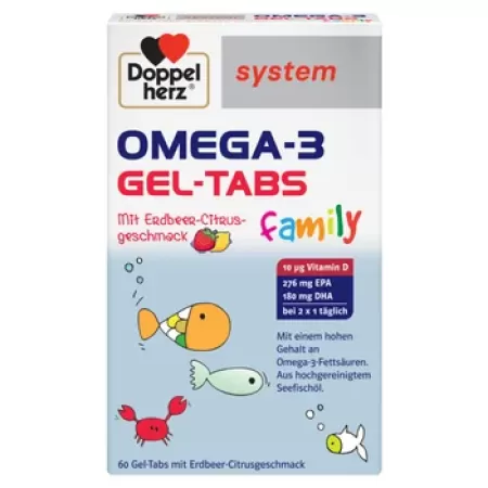 Doppel System Omega 3 Gel Tabs Family x 60 cpr. mast