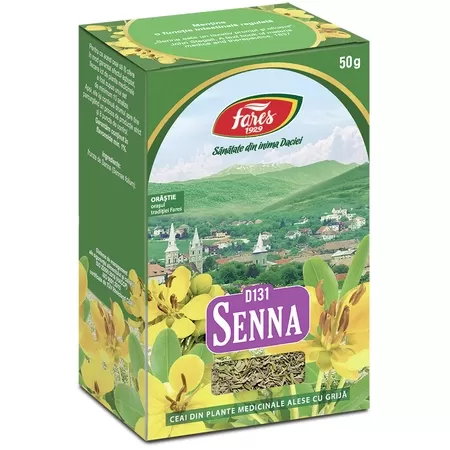 Fares Ceai Frunze Senna 50g vrac