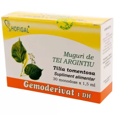 Hofigal Gemoderivat Muguri Tei Argintiu x 30 monodoze