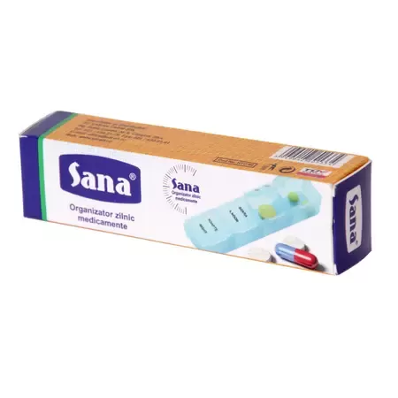 Organizator medicamente zilnic Sana