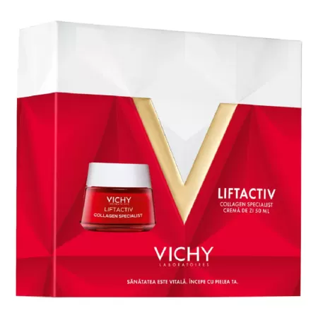 Vichy Pachet Christmas Liftactiv Crema H.A. 50ml + Liftactiv Crema H.A. Noapte 15ml