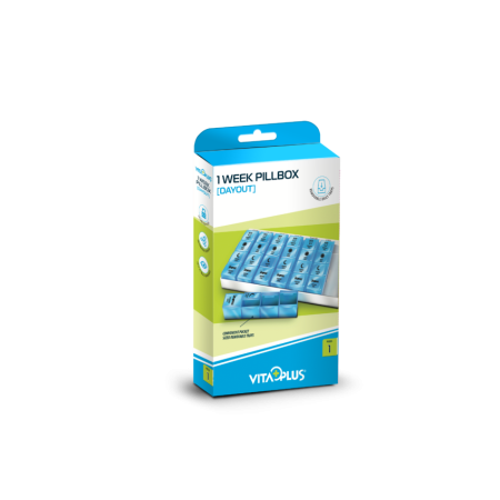 VitaPlus Organizator Medicamente Saptamanal x 4